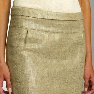 ✨J.Crew SHIMMER Metallic Linen Mini size 2